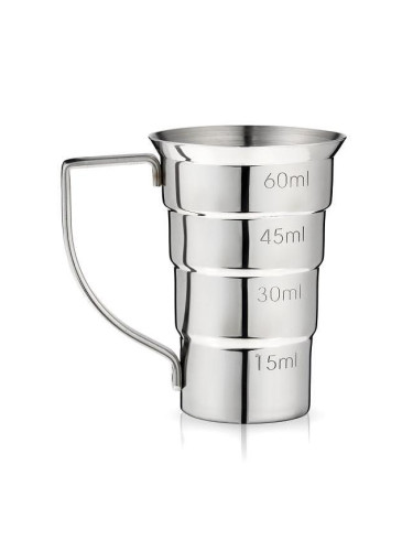 Стъпаловидна доза (джигър) за алкохол VISKI - 15/30/45/60 мл