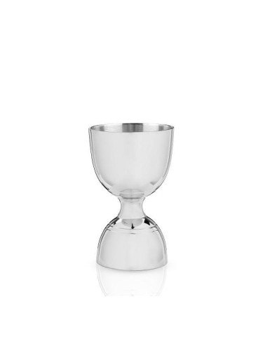 Двойна доза (джигър) за алкохол VISKI Canterbury Silver - 30/60 мл