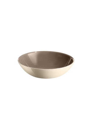 Керамична купа за салата EMILE HENRY SALAD BOWL - Ø22.5 см - цвят сиво-бежов и екрю