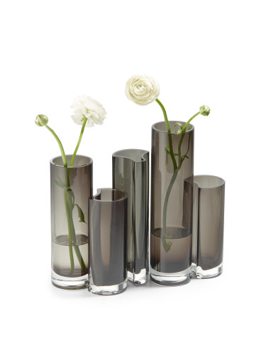 Комплект от 5 бр. вази PHILIPPI MODULE стъклени