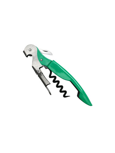 Професионален тирбушон Vin Bouquet с двоен лост - зелен