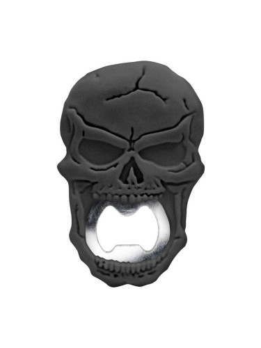 Отварачка за бутилки Vin Bouquet Black Skull с форма на череп - черна