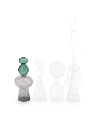 Стъклена ваза PHILIPPI CURIOSA с форма на кула