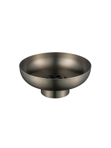 Ваза икебана BLOMUS MIYABI ниска - цвят опушен метал