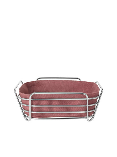 Квадратен панер за хляб BLOMUS DELARA - размер L - цвят пепел от рози