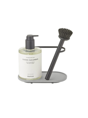 Органайзер за мивка BLOMUS DHUVA с четка - цвят светлосив