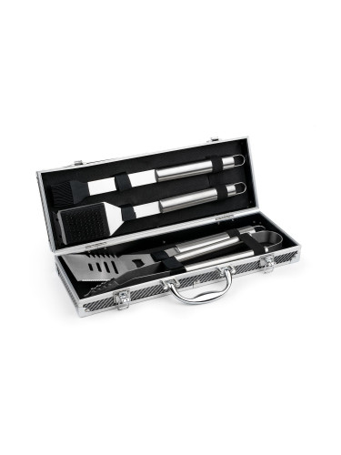 Комплект за барбекю от 4 части LEOPOLD VIENNA в куфарче