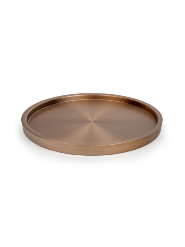 Табла (поднос) за сервиране BREDEMEIJER LARA в цвят бронз - Ø38 см