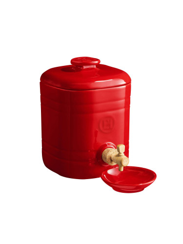 Съд за приготвяне на домашен оцет EMILE HENRY - цвят червен