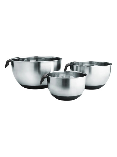 Сет стоманени купи за готвене Nerthus с дръжки