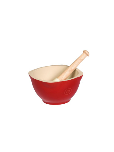 Керамично хаванче EMILE HENRY - Ø15 см - цвят червен