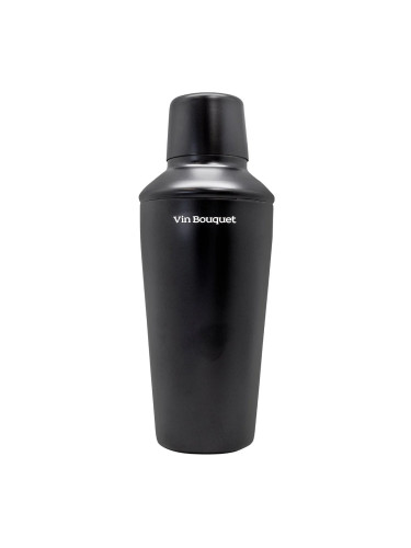 Шейкър за коктейли Vin Bouquet в цвят черен мат - 700 мл