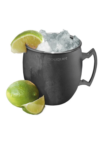 Чаша за коктейли Vin Bouquet  VINTAGE в цвят черен мат - 450 мл