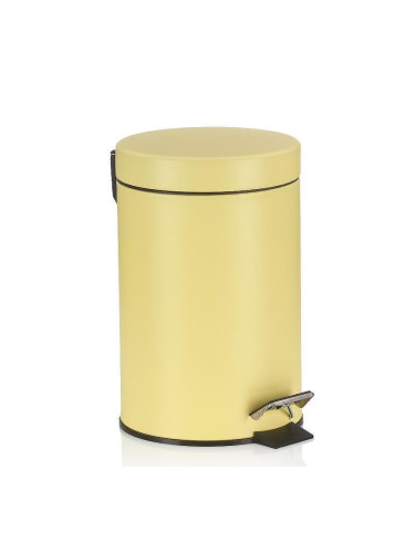 Кош за отпадъци KELA MONACO с педал (3 л) - жълт