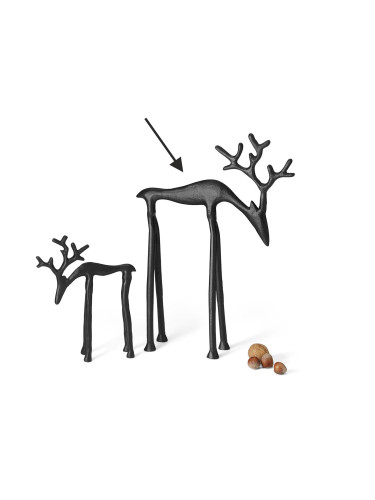 Декоративна фигурка елен PHILIPPI SNORRE - размер L