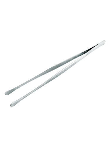 Прави стоманени кухненски пинсети Nerthus - 30 см