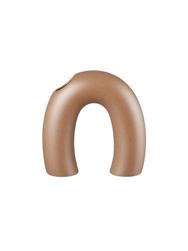 Керамична ваза BLOMUS KAGETSU в кехлибарено-кафяв цвят - размер M