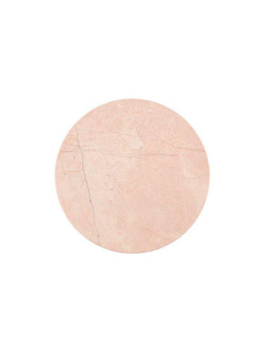 Мраморна кръгла табла (поднос) за сервиране MAKU светлочервена - Ø30 см