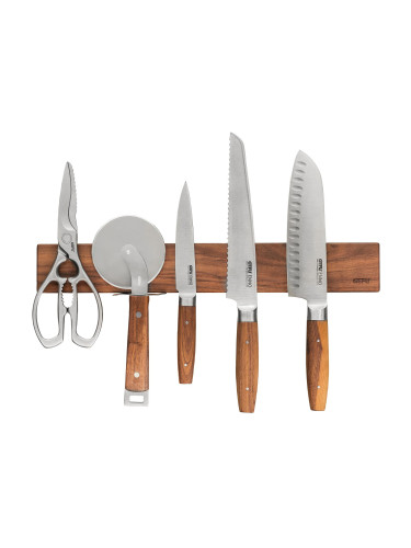 Дървена поставка за ножове GEFU ENNO с магнитна лента - 42 см