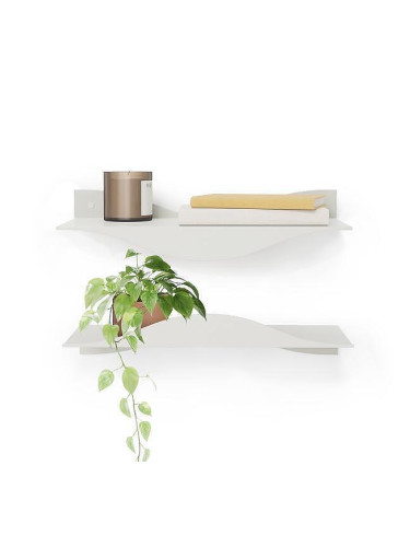 Комплект от 2 бр. рафтове UMBRA SURF за стенен монтаж - цвят пясък