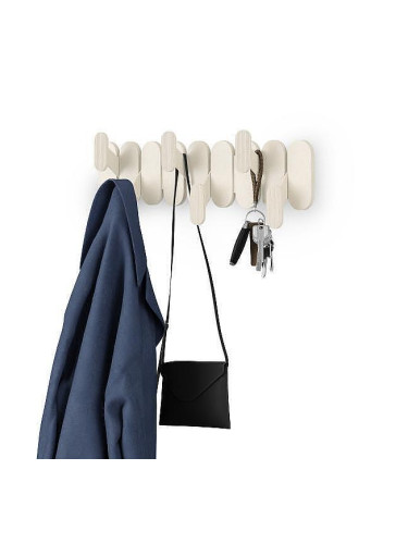 Закачалка за стена UMBRA TEMPO с 6 бр. куки - цвят пясък