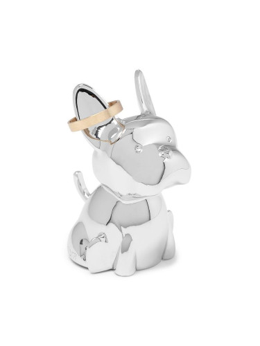 Поставка за пръстени UMBRA ZOOLA FRENCHIE - цвят хром