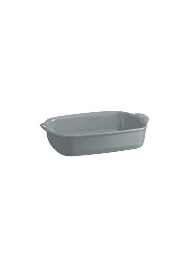 Керамична правоъгълна тава EMILE HENRY SMALL RECTANGULAR OVEN DISH малка - 30 х 19 см - цвят перленосив