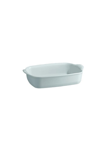 Керамична правоъгълна тава EMILE HENRY SMALL RECTANGULAR OVEN DISH малка - 30 х 19 см - цвят светлосив