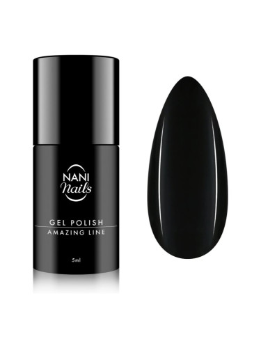 NaniNails NANI Amazing Line гел лак за нокти цвят Black Tie 5 мл.