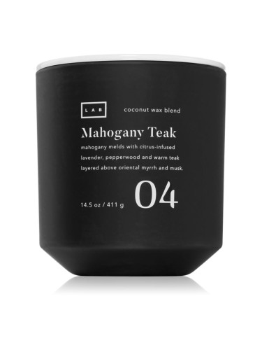 DW Home Lab Mahogany Teak ароматна свещ 411 гр.