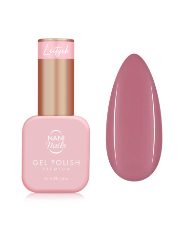 NaniNails NANI Leitgeb гел лак за нокти с използване на UV/LED лампа цвят Rtěnka na límečku 6 мл.