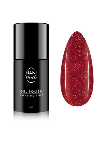 NaniNails NANI Amazing Line гел лак за нокти цвят Ruby Spark 5 мл.