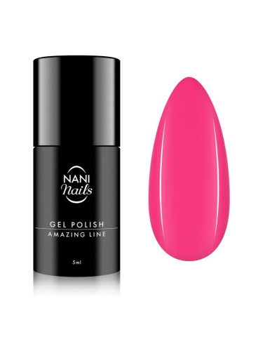 NaniNails NANI Amazing Line гел лак за нокти цвят Shock Pink 5 мл.