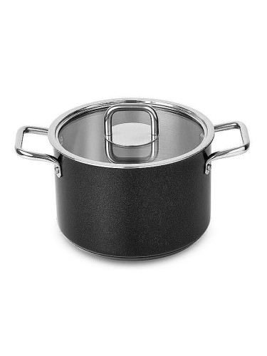 Тенджера SILAMPOS Comfort Black с капак -  Ø24 x h15.5 см