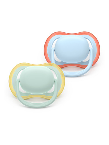 Залъгалки Ultra Air Philips AVENT 0-6м пастелни 2 бр момче