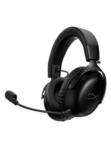  Гейминг слушалки HyperX - Cloud III S, безжични, черни