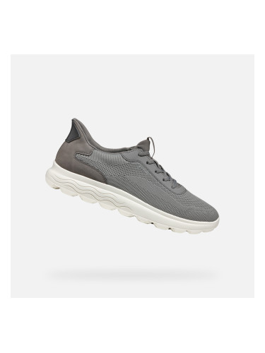 Dark grey men's sneakers Geox Spherica Plus - Men's