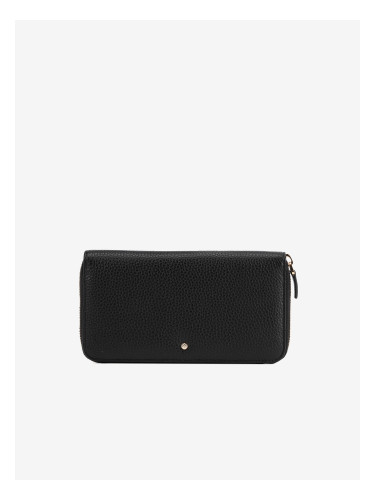 Black Women's Leather Wallet Geox