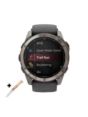 Смарт часовник Garmin Fenix 8 Pro Amoled 51 мм Sapphire Titanium/Graphite/Black 010-03199-11