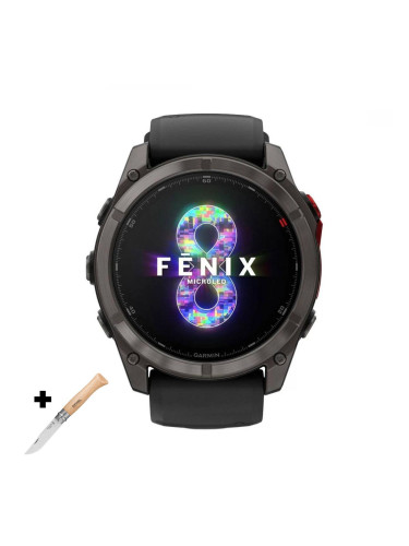 Смарт часовник Garmin Fenix 8 Pro MicroLED 51 мм Black 010-03380-01