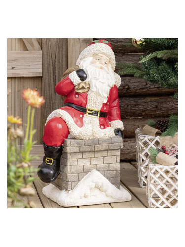 КОЛЕДНА ФИГУРА ДЯДО КОЛЕДА 54СМ