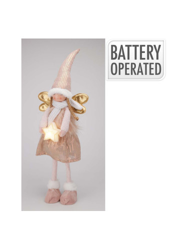 LED КОЛЕДНА ФИГУРА ФЕЯ 67СМ