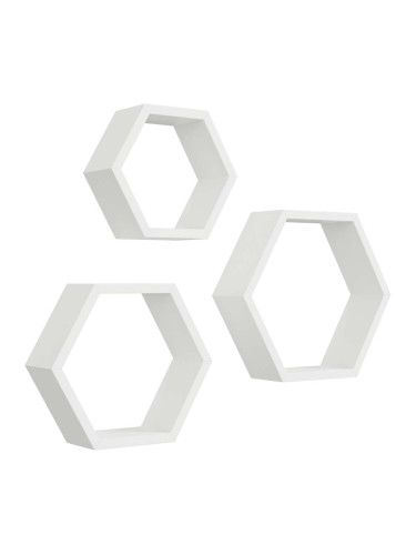 СЕТ 3 БР БЕЛИ ЕТАЖЕРКИ КАРЛА 34/9/30 СМ