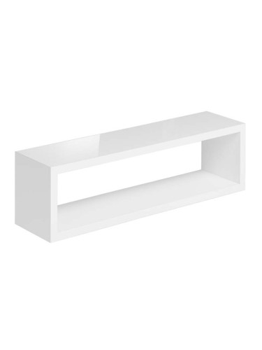 БЯЛА ЕТАЖЕРКА ЗА СТЕНА ЧАНИ 59/17 СМ