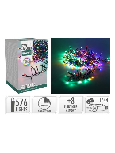 КОЛЕДНИ ЛАМПИЧКИ 576БР. 7.4М