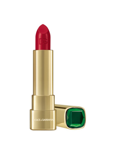 Dolce&Gabbana Gemstone Lipstick бляскаво червило цвят 420 Emerald Scarlet 3.5 гр.