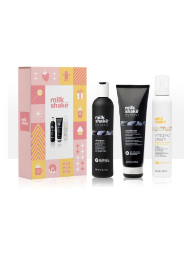 milk_shake® Icy Blond коледен подаръчен комплект за блонд коса и коса с кичури