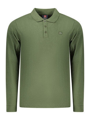NORWAY 1963 MEN'S LONG-SLEEVED POLO SHIRT, GREEN