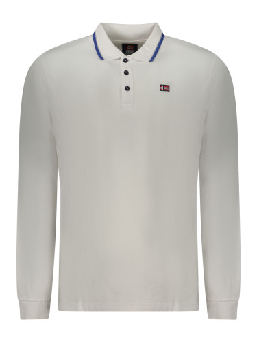 NORWAY 1963 MEN'S LONG-SLEEVED POLO SHIRT WHITE