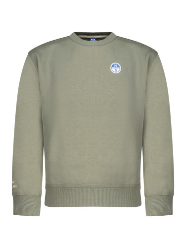 NORTH SAILS CHILDREN'S ZIP-UP SWEATSHIRT, GREEN